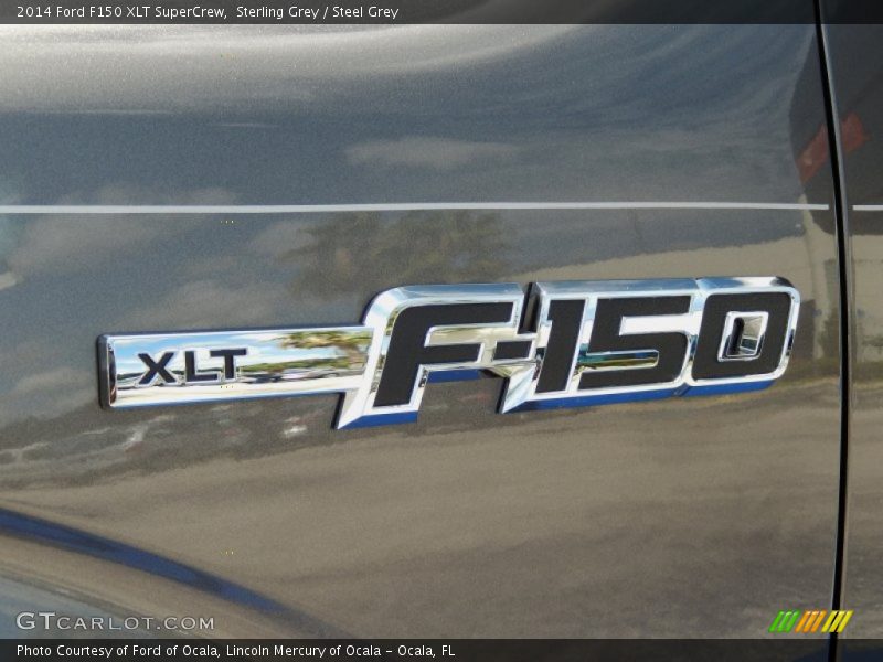 Sterling Grey / Steel Grey 2014 Ford F150 XLT SuperCrew
