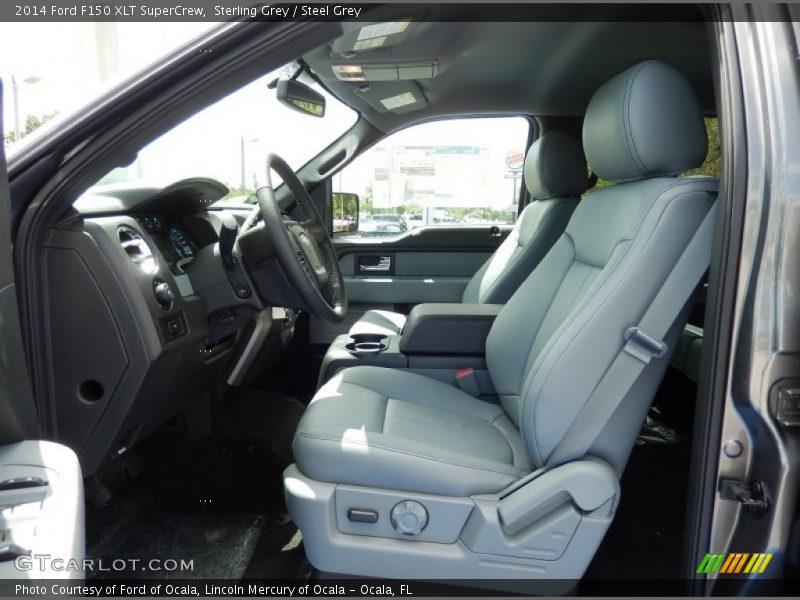 Sterling Grey / Steel Grey 2014 Ford F150 XLT SuperCrew