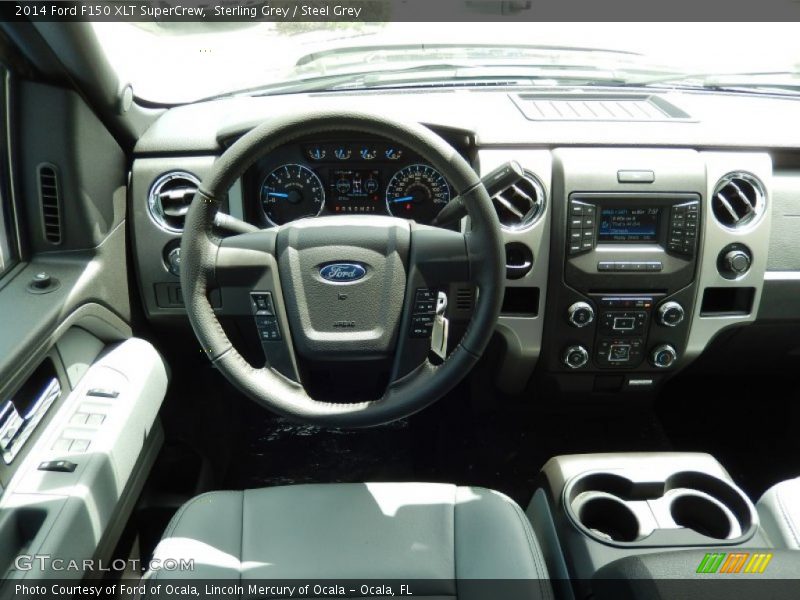 Sterling Grey / Steel Grey 2014 Ford F150 XLT SuperCrew