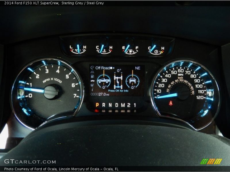 Sterling Grey / Steel Grey 2014 Ford F150 XLT SuperCrew