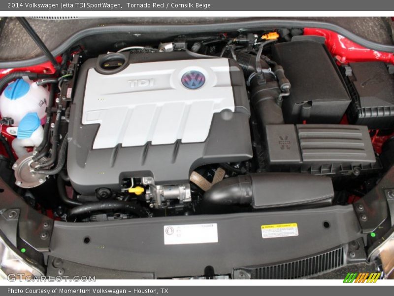 Tornado Red / Cornsilk Beige 2014 Volkswagen Jetta TDI SportWagen