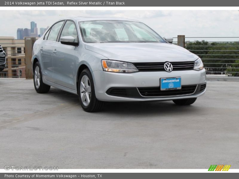 Reflex Silver Metallic / Titan Black 2014 Volkswagen Jetta TDI Sedan