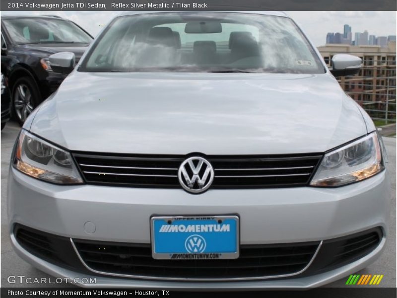 Reflex Silver Metallic / Titan Black 2014 Volkswagen Jetta TDI Sedan