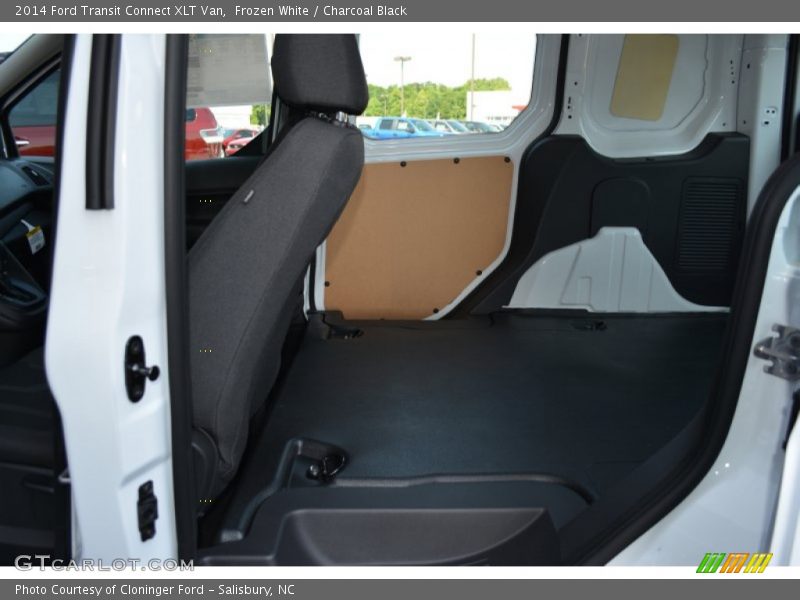 Frozen White / Charcoal Black 2014 Ford Transit Connect XLT Van