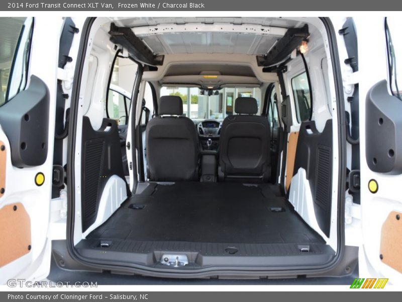 Frozen White / Charcoal Black 2014 Ford Transit Connect XLT Van