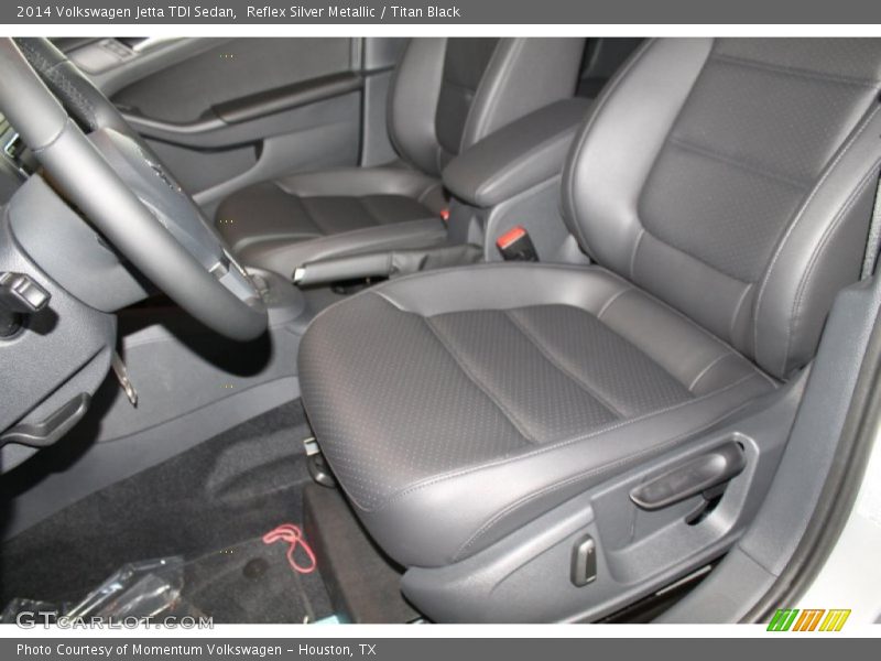 Reflex Silver Metallic / Titan Black 2014 Volkswagen Jetta TDI Sedan