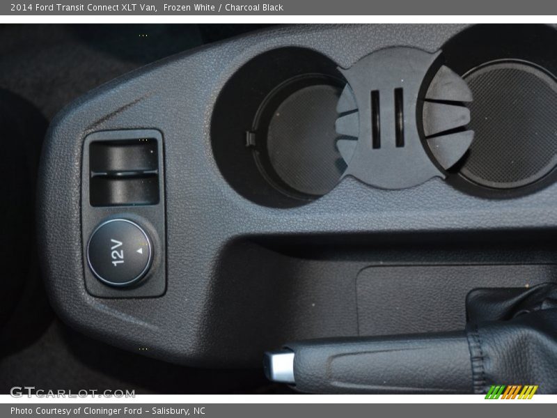 Frozen White / Charcoal Black 2014 Ford Transit Connect XLT Van