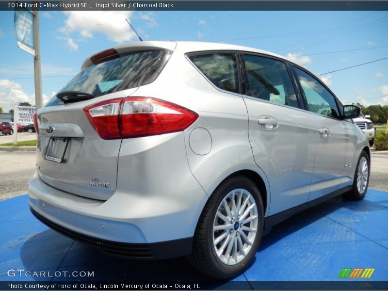 Ingot Silver / Charcoal Black 2014 Ford C-Max Hybrid SEL