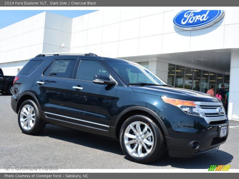 Dark Side / Charcoal Black 2014 Ford Explorer XLT