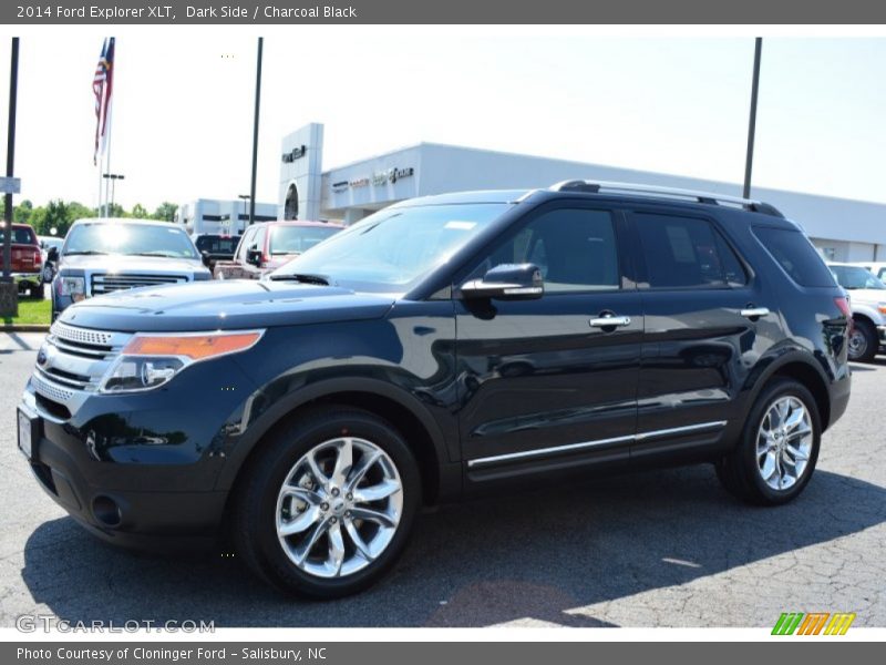 Dark Side / Charcoal Black 2014 Ford Explorer XLT