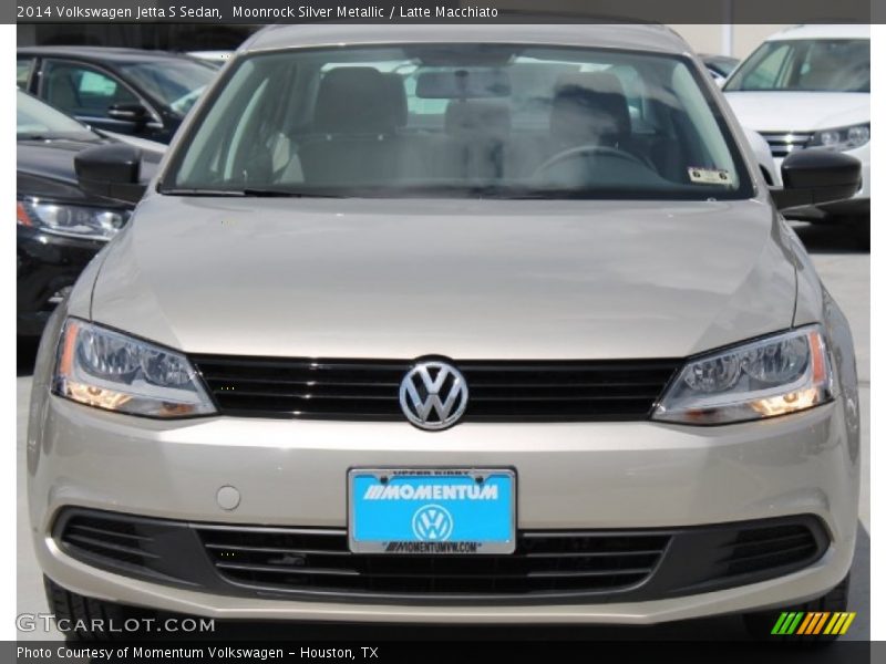 Moonrock Silver Metallic / Latte Macchiato 2014 Volkswagen Jetta S Sedan