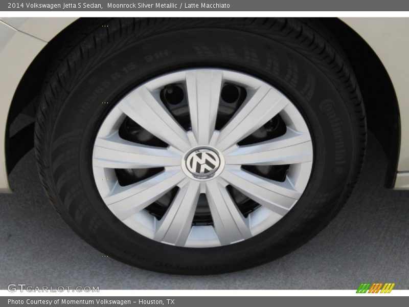 Moonrock Silver Metallic / Latte Macchiato 2014 Volkswagen Jetta S Sedan