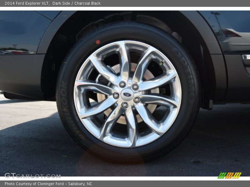 Dark Side / Charcoal Black 2014 Ford Explorer XLT