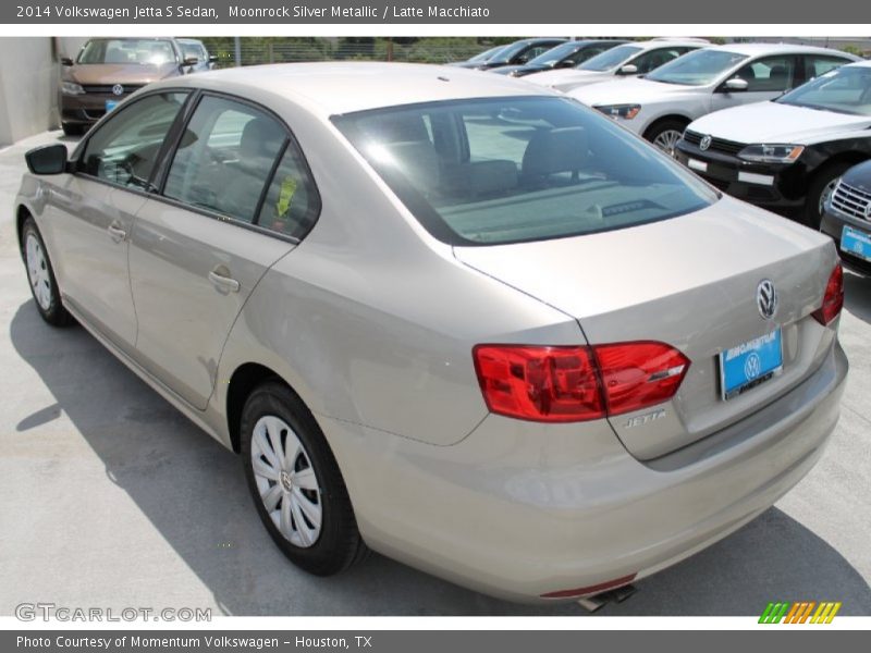 Moonrock Silver Metallic / Latte Macchiato 2014 Volkswagen Jetta S Sedan