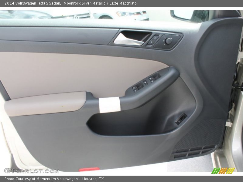 Moonrock Silver Metallic / Latte Macchiato 2014 Volkswagen Jetta S Sedan