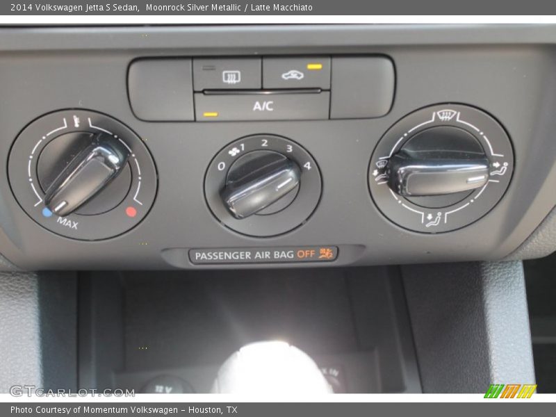 Moonrock Silver Metallic / Latte Macchiato 2014 Volkswagen Jetta S Sedan