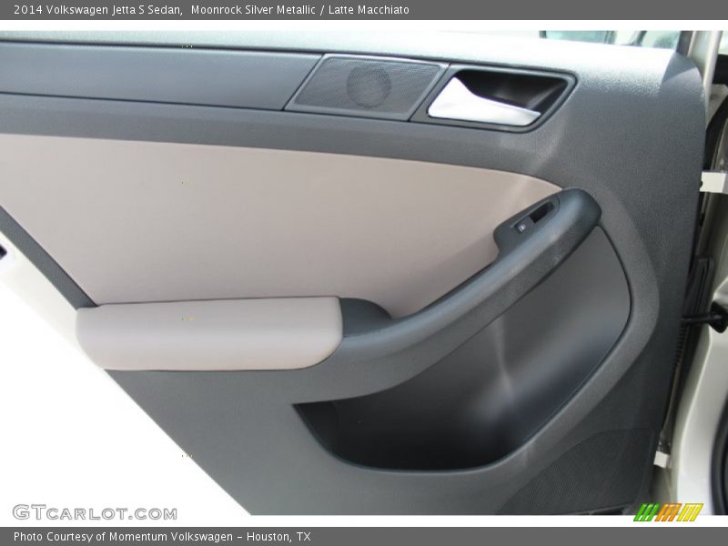 Moonrock Silver Metallic / Latte Macchiato 2014 Volkswagen Jetta S Sedan