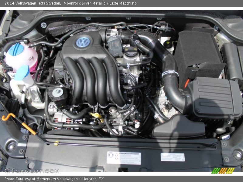 Moonrock Silver Metallic / Latte Macchiato 2014 Volkswagen Jetta S Sedan