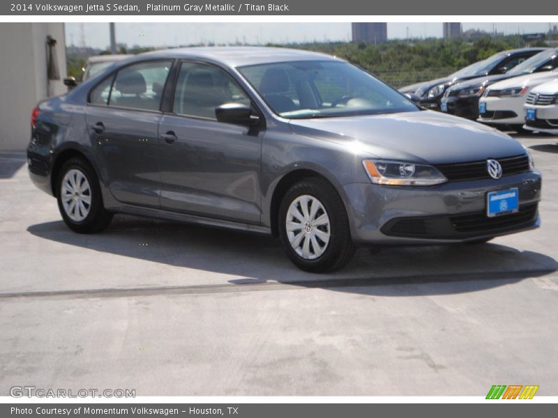 Platinum Gray Metallic / Titan Black 2014 Volkswagen Jetta S Sedan