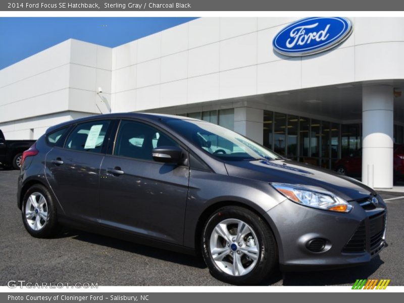 Sterling Gray / Charcoal Black 2014 Ford Focus SE Hatchback