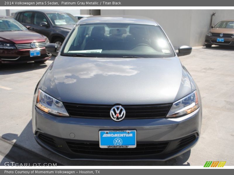 Platinum Gray Metallic / Titan Black 2014 Volkswagen Jetta S Sedan