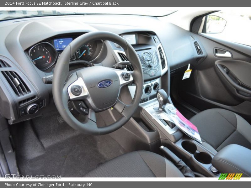 Sterling Gray / Charcoal Black 2014 Ford Focus SE Hatchback