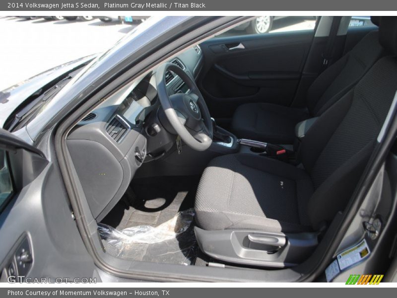 Platinum Gray Metallic / Titan Black 2014 Volkswagen Jetta S Sedan