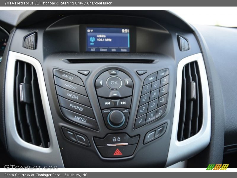 Sterling Gray / Charcoal Black 2014 Ford Focus SE Hatchback
