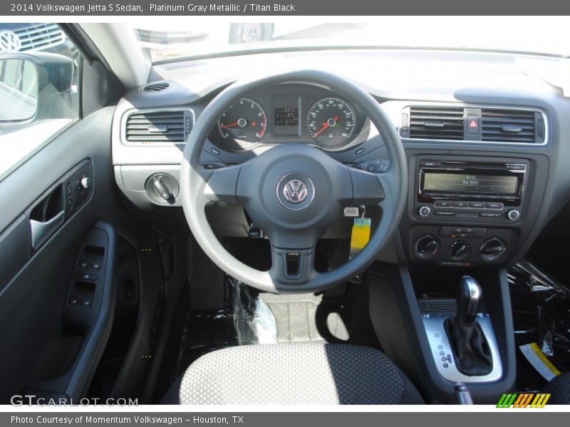Platinum Gray Metallic / Titan Black 2014 Volkswagen Jetta S Sedan