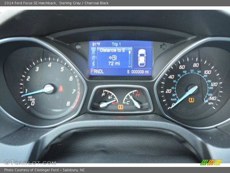 Sterling Gray / Charcoal Black 2014 Ford Focus SE Hatchback
