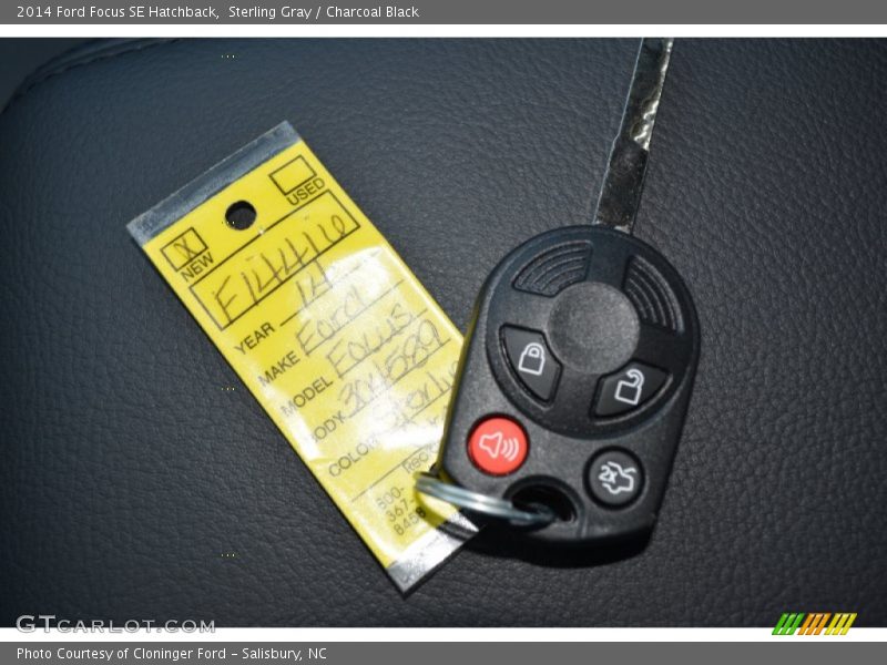 Sterling Gray / Charcoal Black 2014 Ford Focus SE Hatchback