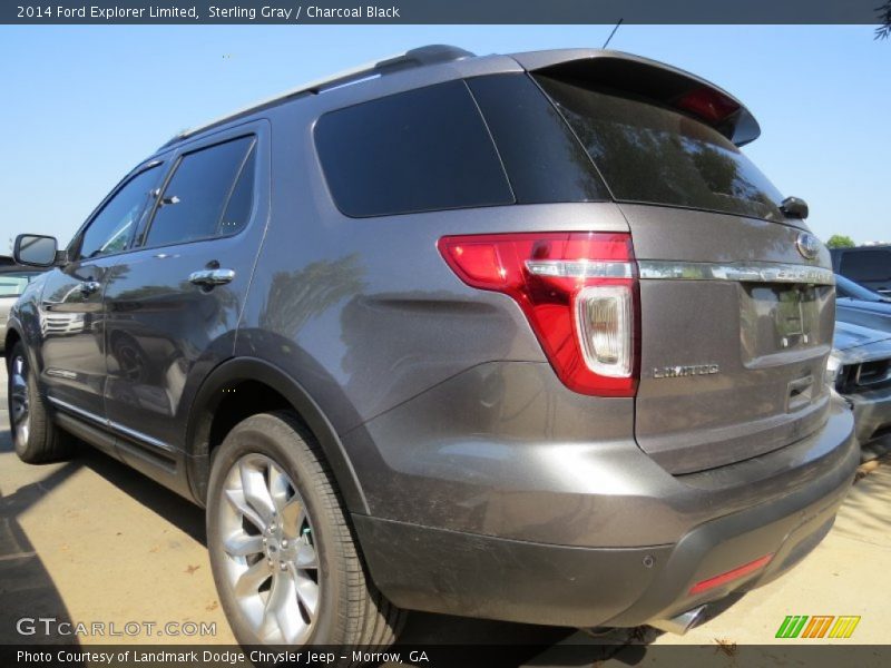Sterling Gray / Charcoal Black 2014 Ford Explorer Limited