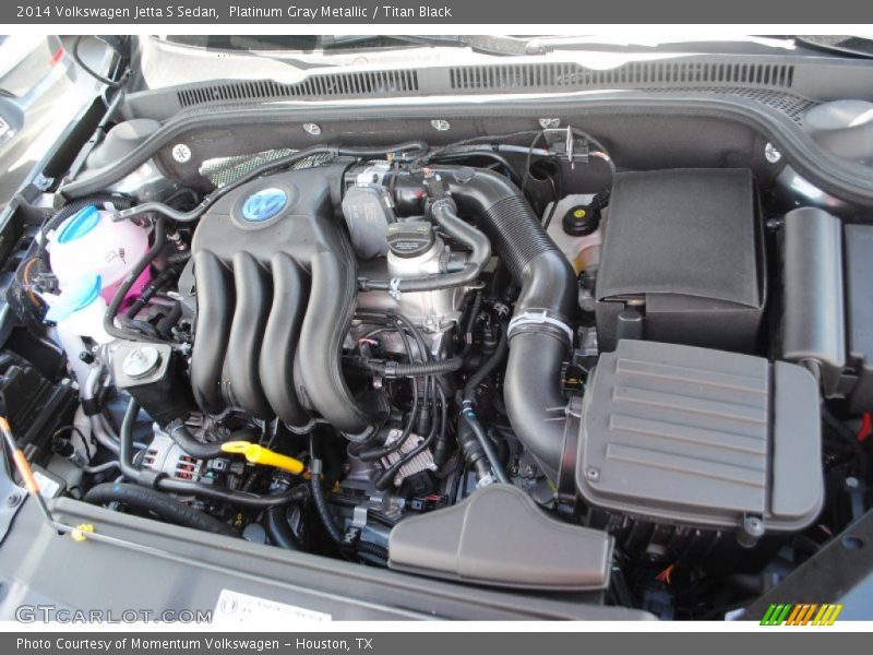 Platinum Gray Metallic / Titan Black 2014 Volkswagen Jetta S Sedan