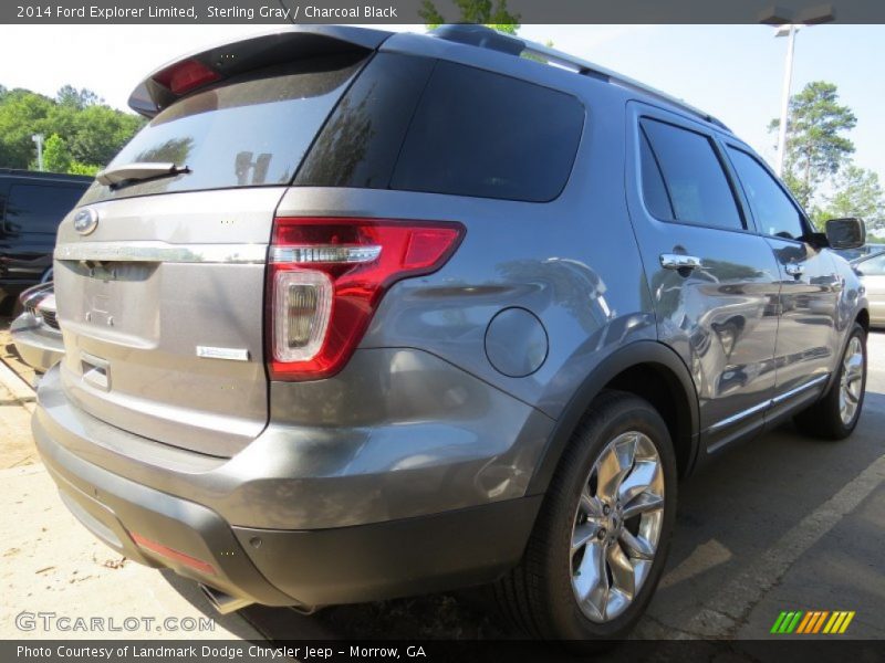 Sterling Gray / Charcoal Black 2014 Ford Explorer Limited