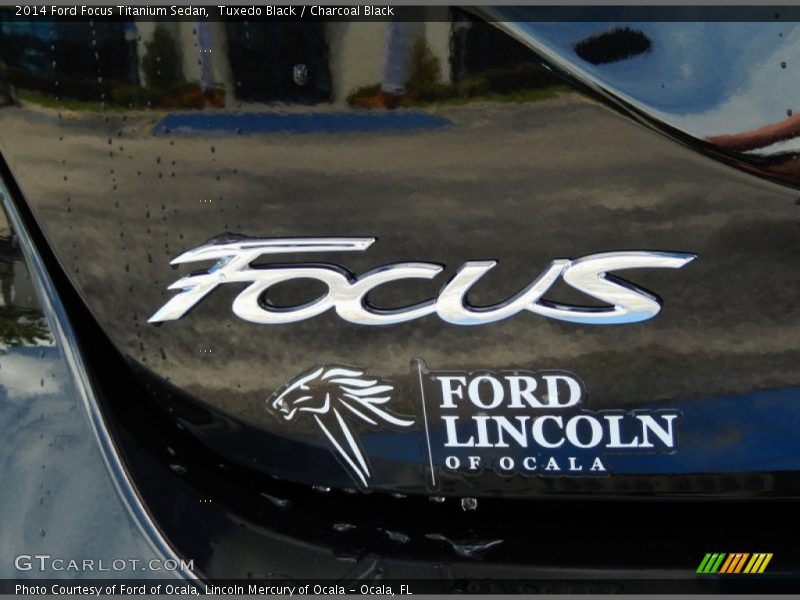 Tuxedo Black / Charcoal Black 2014 Ford Focus Titanium Sedan