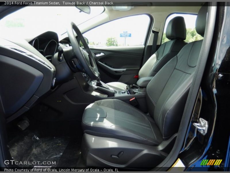 Tuxedo Black / Charcoal Black 2014 Ford Focus Titanium Sedan