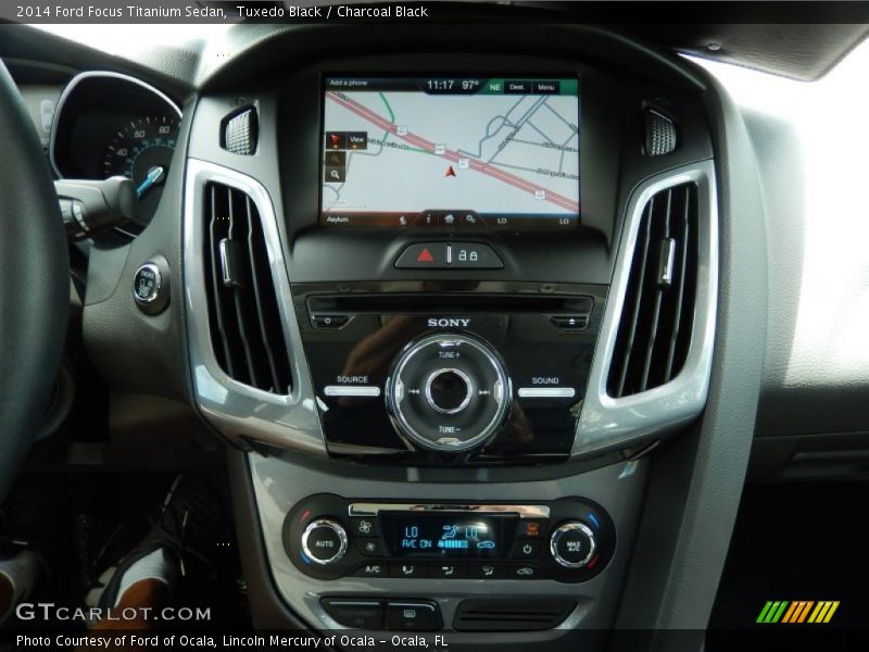 Tuxedo Black / Charcoal Black 2014 Ford Focus Titanium Sedan