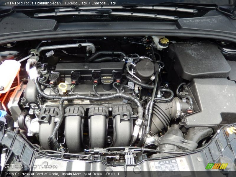 Tuxedo Black / Charcoal Black 2014 Ford Focus Titanium Sedan