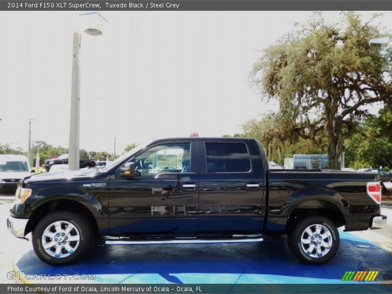 Tuxedo Black / Steel Grey 2014 Ford F150 XLT SuperCrew