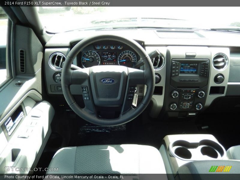 Tuxedo Black / Steel Grey 2014 Ford F150 XLT SuperCrew