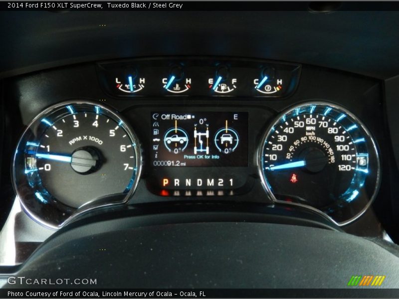 Tuxedo Black / Steel Grey 2014 Ford F150 XLT SuperCrew