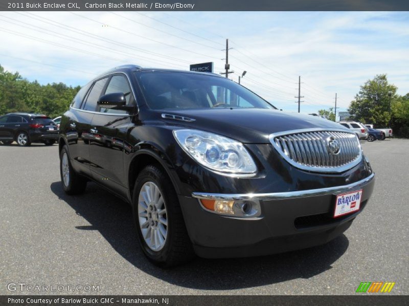 Carbon Black Metallic / Ebony/Ebony 2011 Buick Enclave CXL