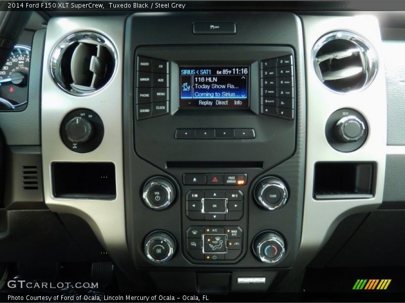 Tuxedo Black / Steel Grey 2014 Ford F150 XLT SuperCrew