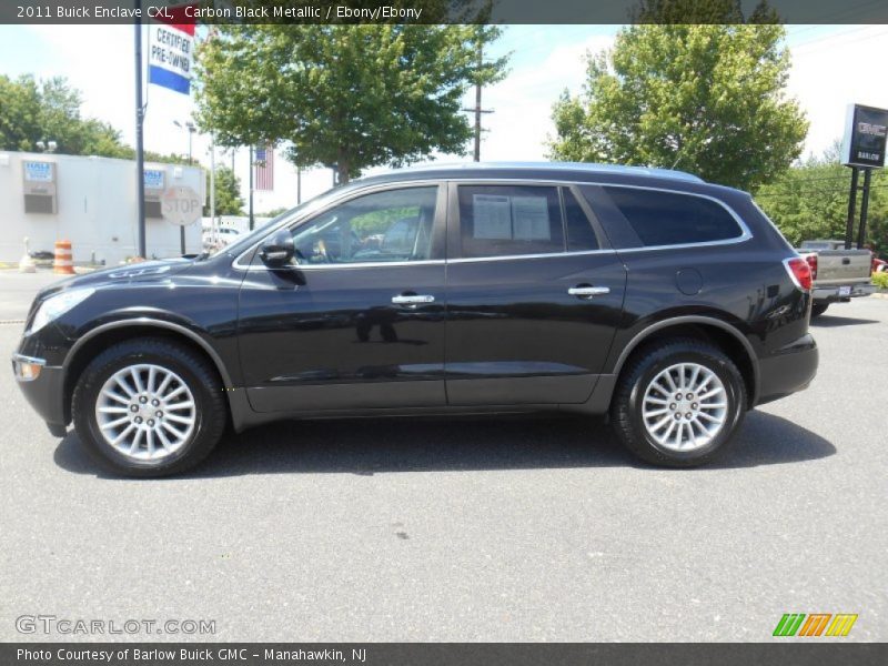 Carbon Black Metallic / Ebony/Ebony 2011 Buick Enclave CXL