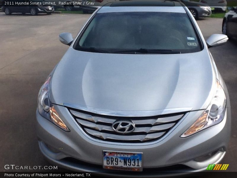 Radiant Silver / Gray 2011 Hyundai Sonata Limited