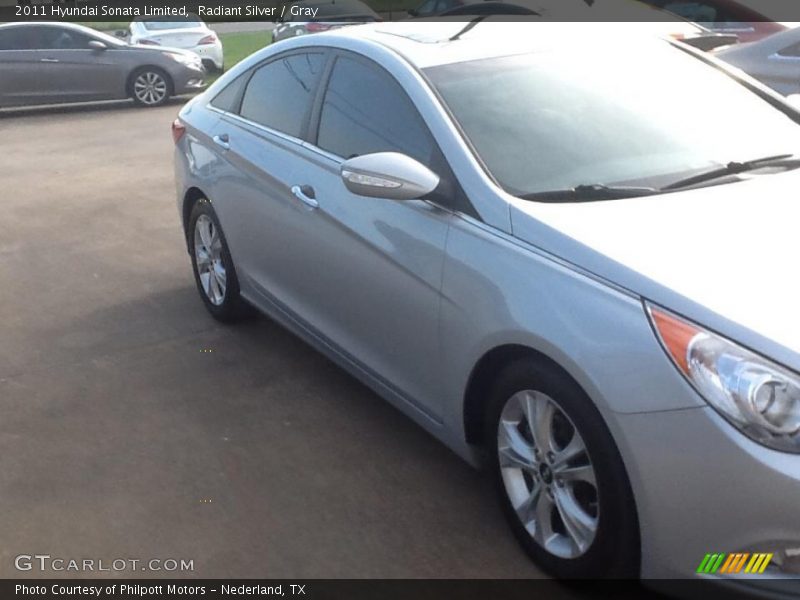 Radiant Silver / Gray 2011 Hyundai Sonata Limited