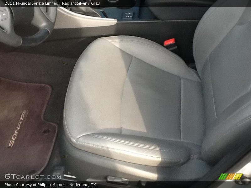 Radiant Silver / Gray 2011 Hyundai Sonata Limited