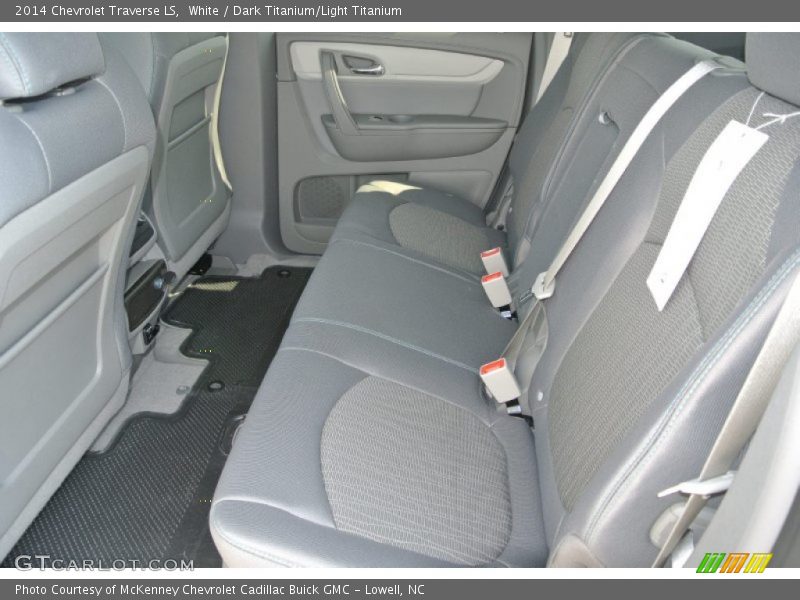 White / Dark Titanium/Light Titanium 2014 Chevrolet Traverse LS