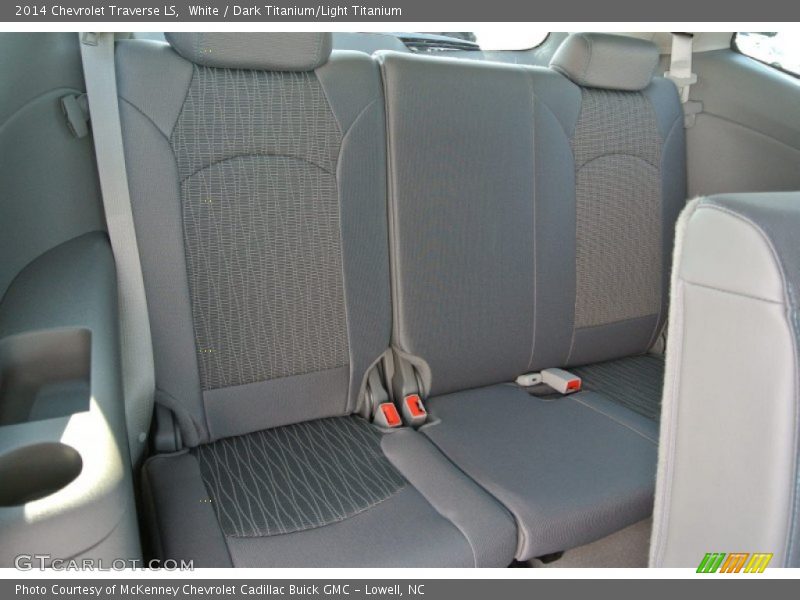 White / Dark Titanium/Light Titanium 2014 Chevrolet Traverse LS