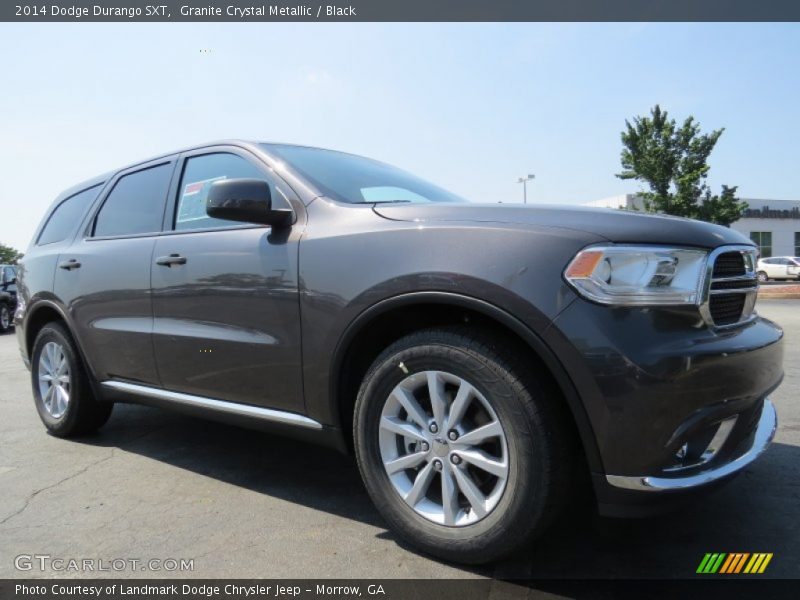 Granite Crystal Metallic / Black 2014 Dodge Durango SXT